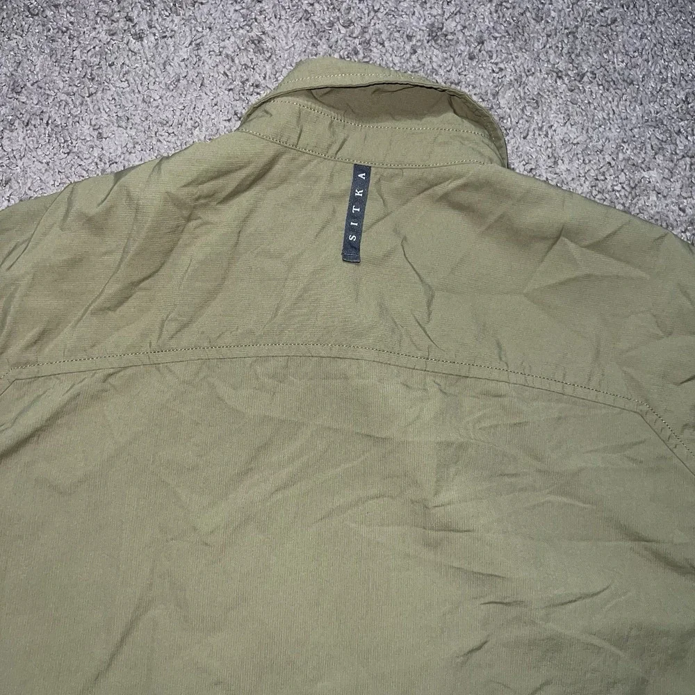 Sitka Scouting Shirt Snap Button Green Men's Sz Large Hunting